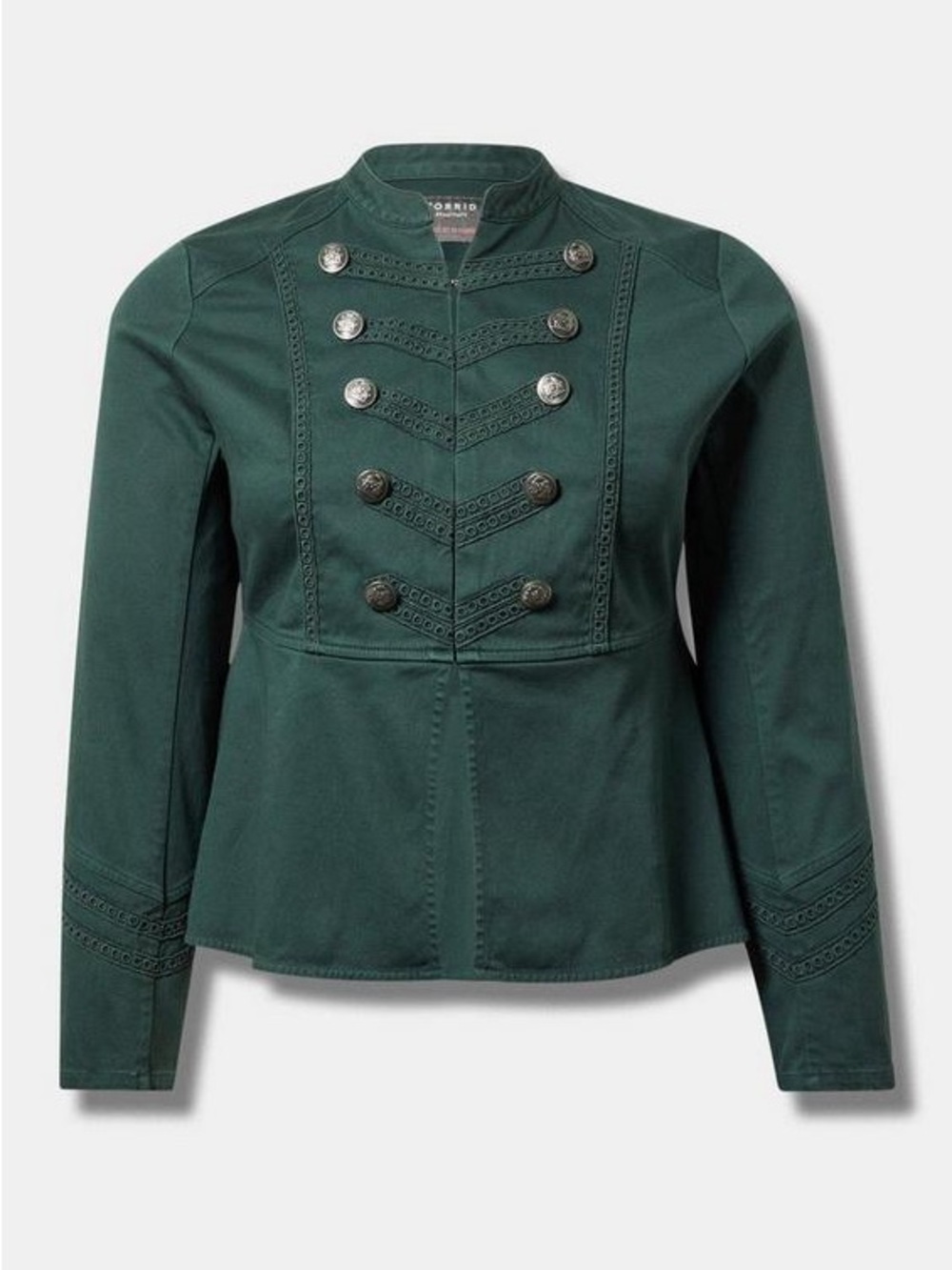 NWT Torrid Twill Army Military Jacket - Picture 3 of 14